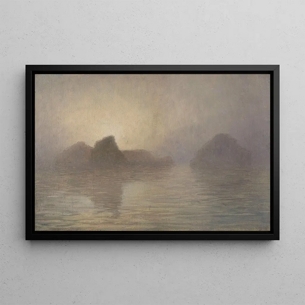 Study of the Siren Islands - Henry Brokman — framed artwork on a wall