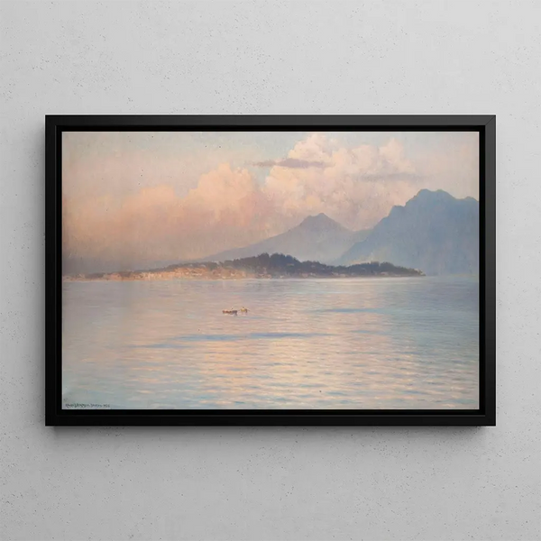 Lake Maggiore, Pallanza - Henry Brokman — framed artwork on a wall