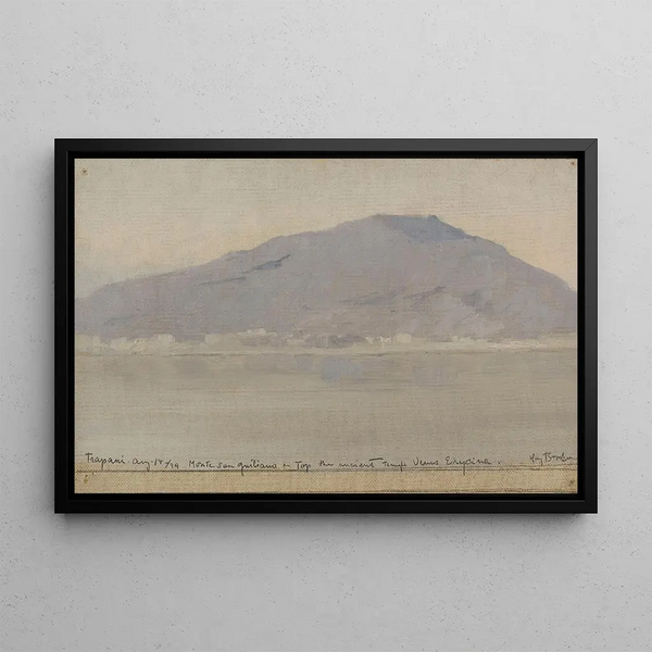 Trapani Mont San Giuliano Sicily - Henry Brokman — framed artwork on a wall