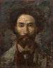 Self-portrait Painting - Henry Cros — artwork view