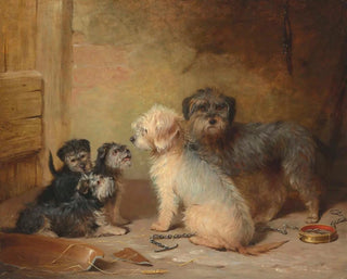 The Dandie Dinmont Family - Henry Calvert — artwork view