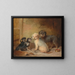 The Dandie Dinmont Family - Henry Calvert — framed artwork on a wall