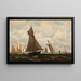 Yachting - Henry Chase — framed artwork on a wall