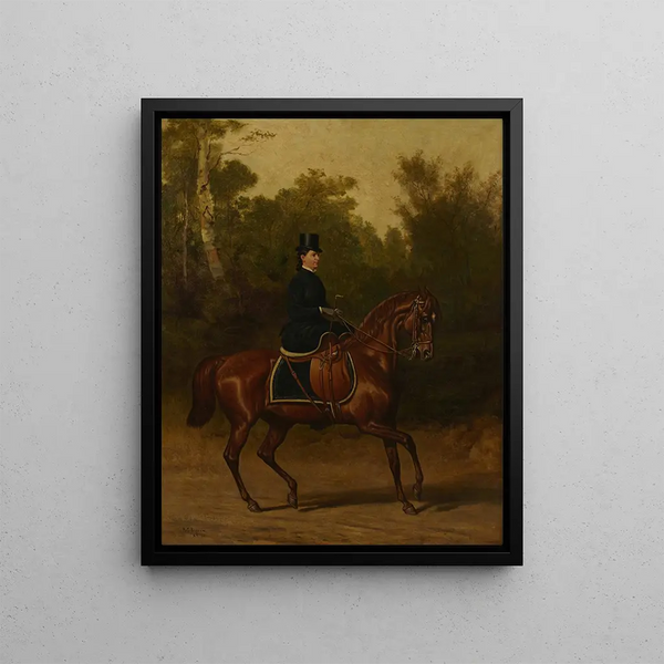 Ann Young - Henry Collins Bispham — framed artwork on a wall