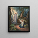 Christ with an Angel - Henry Crone — framed artwork on a wall