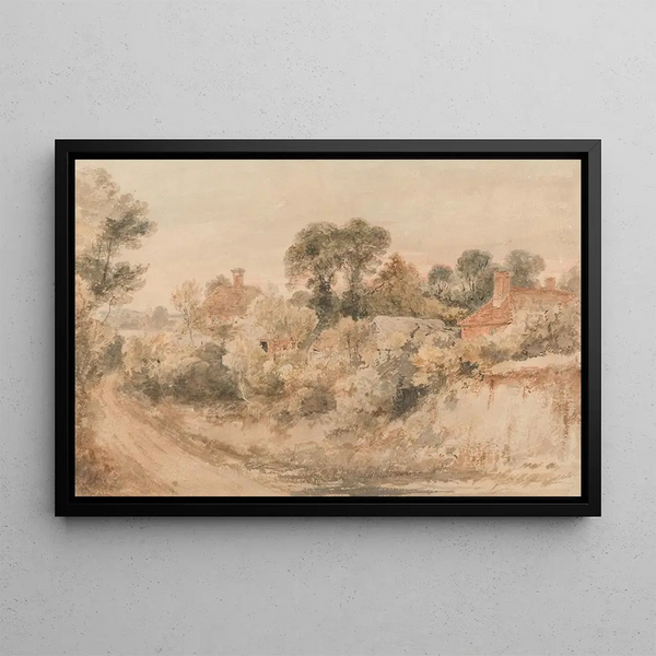 Great Bookham, Surrey - Henry Edridge — framed artwork on a wall