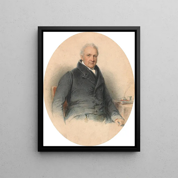 James Nasmyth - Henry Edridge — framed artwork on a wall