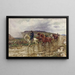 Ramener les chevaux - Henry Enrico Coleman — framed artwork on a wall