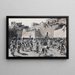 The Snake Dance of the Moqui Indians - Henry Farny — framed artwork on a wall