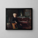Portrait of Gabriel Fauré 1845-1924, composer - Henry Farr — framed artwork on a wall