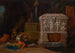 Soldiers resting near an ancient sarcophagus with Apollo and Marsyas - Henry Ferguson — artwork view