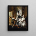 A mother with her family in the countryside - Henry Fuseli — framed artwork on a wall