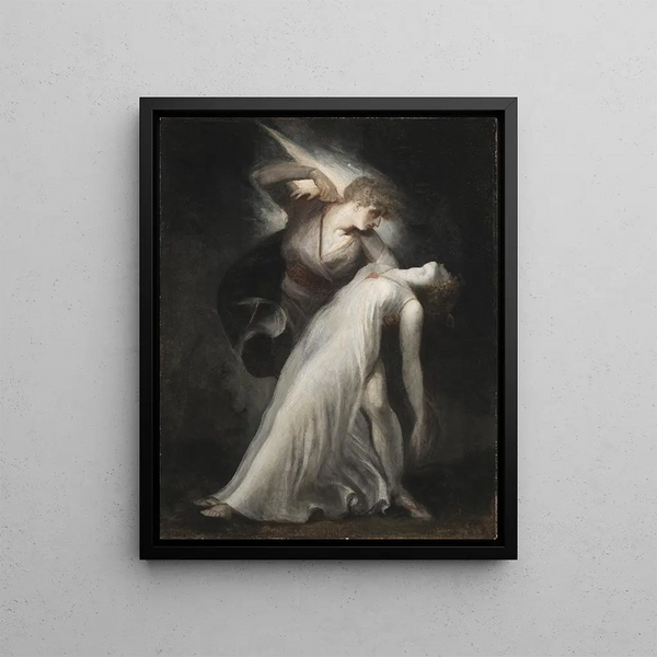Celadon and Amelia - Henry Fuseli — framed artwork on a wall