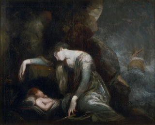 Danaé et Persée à Sérifos - Henry Fuseli — artwork view
