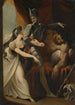 Hon saving Angela from the giant Angulaffer of Oberon by Wieland - Henry Fuseli — artwork view