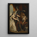 Hon saving Angela from the giant Angulaffer of Oberon by Wieland - Henry Fuseli — framed artwork on a wall