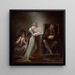 Milton dictating to his daughter - Henry Fuseli — framed artwork on a wall