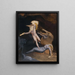 Persée at the entrance of the Gorgons' cave - Henry Fuseli — framed artwork on a wall