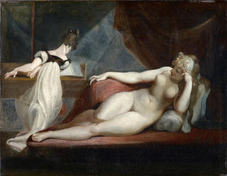 Nude reclining and woman at the piano - Henry Fuseli — artwork view
