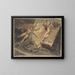 Satan begins with the contact of Ithuriel's spear - Henry Fuseli — framed artwork on a wall