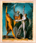 Sketch for the oath on the female figure Rütli on the back - Henry Fuseli — artwork view