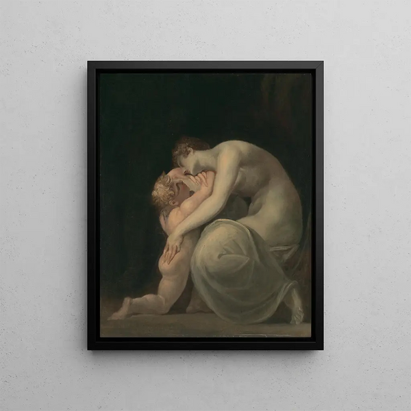 Tekemessa and Eurysakés - Henry Fuseli — framed artwork on a wall