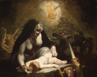 The Night Witch visiting the witches of Lapland - Henry Fuseli — artwork view