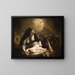 The Night Witch visiting the witches of Lapland - Henry Fuseli — framed artwork on a wall