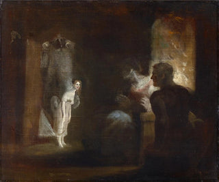 Undine enters the fisherman's house and his wife - Henry Fuseli — artwork view
