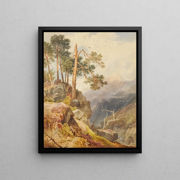 Col de Killiecrankie - Henry Gastineau — framed artwork on a wall