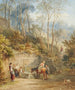 Landscape painting of wooded areas - Henry Gastineau — artwork view