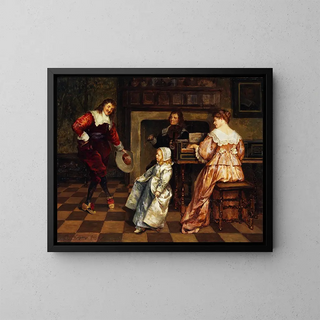 Chamber of Fish Music - Henry Gillard Glindoni — framed artwork on a wall