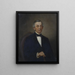 Daniel Haines painting, class of 1820 - Henry Harrison — framed artwork on a wall