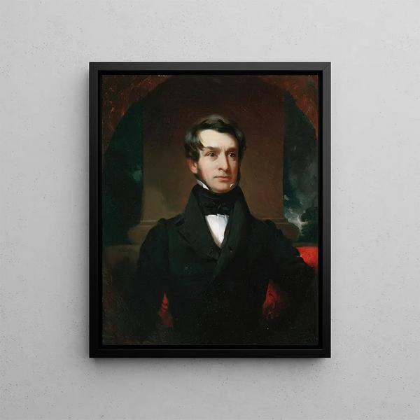 A gentleman of the Wilkes family - Henry Inman — framed artwork on a wall