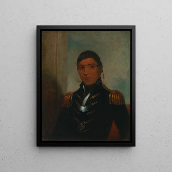Chippewa by Big Buffalo - Henry Inman — framed artwork on a wall