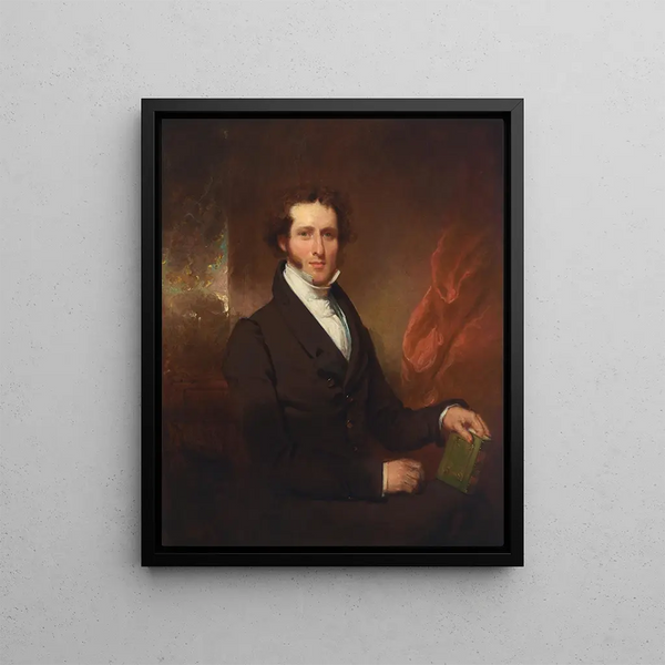 Eleazer Parmly - Henry Inman — framed artwork on a wall