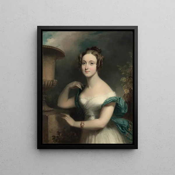 Mary Ward Betts - Henry Inman — framed artwork on a wall