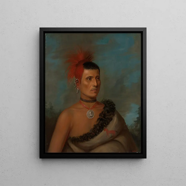 Pes-Ke-Le-Cha-Co - Henry Inman — framed artwork on a wall