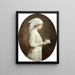 A cup of hot soup - Henry Jacquier — framed artwork on a wall