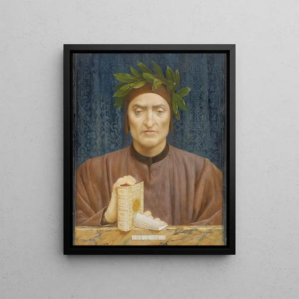 Dante Alighieri - Henry James Holiday — framed artwork on a wall