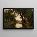 a Goulburn billabong, Victoria - Henry James Johnstone — framed artwork on a wall