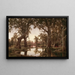 Shadows of the Evening, Dead Arm of the Murray, South Australia - Henry James Johnstone — framed artwork on a wall