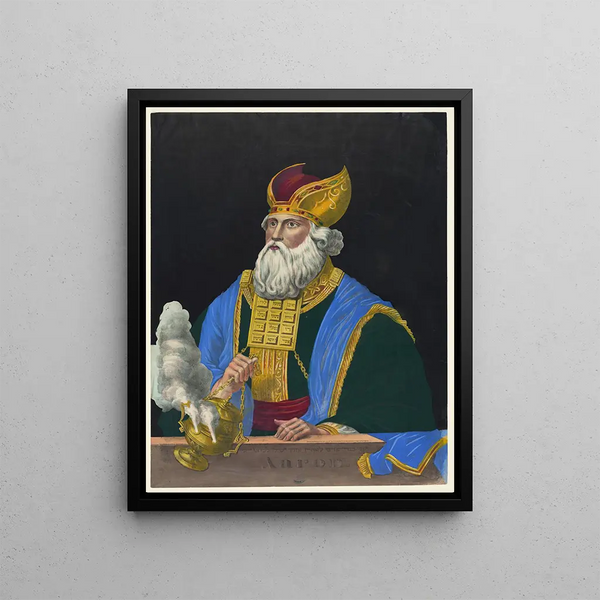 Aaron - Henry Jerome Schile — framed artwork on a wall