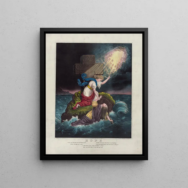 Hope - Henry Jerome Schile — framed artwork on a wall