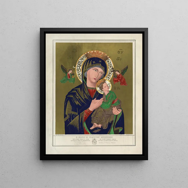 Sainte Marie du Perpétuel Secours - Henry Jerome Schile — framed artwork on a wall