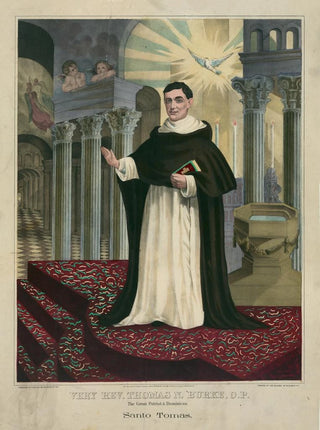 Henry Jerome Schile - Very Rev Thomas N Burke OP the great patriot Dominican Santo Tomas.webp