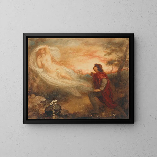 The Dream of Poets. The Quest for the Ideal - Henry John Stock — framed artwork on a wall