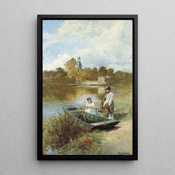 Sunbury-sur-Thames - Henry John Yeend King — framed artwork on a wall