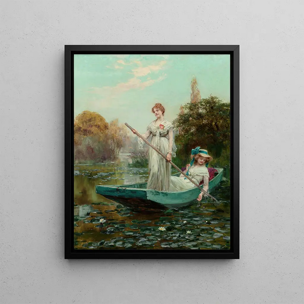 The Lady of the Lake - Henry John Yeend King — framed artwork on a wall