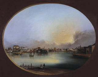 View of Charleston from the West - Henry Joseph Jackson — artwork view